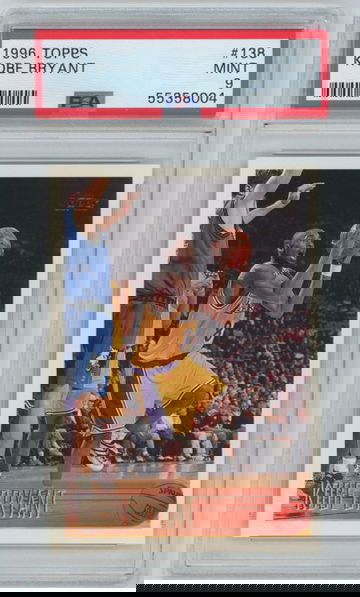 1996 Topps #138 Kobe Bryant PSA 9