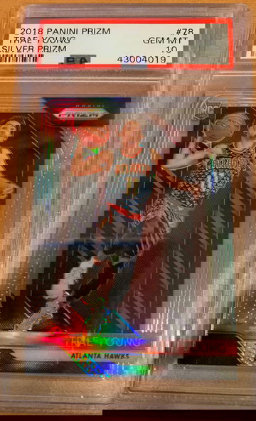 Trae Young Prizm Silver