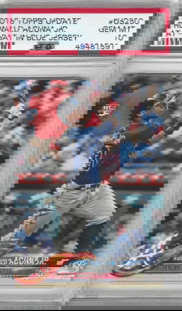 2018 Topps Update #US250 Ronald Acuna Jr. PSA 10