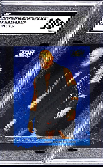 2022 Skybox Metal Universe Blue Spectrum Malakai Black #143 SGC 10