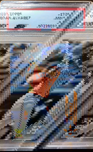 Yordan Alvarez 2020 Topps Series 1 Rookie RC Mint PSA 9 Houston Astros 