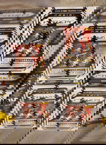 4x 2020-21 Prizm NBA Blaster Box Lot