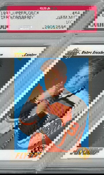 1991 Upper Deck - Peter Forsberg RC - PSA 10 Gem-Mint