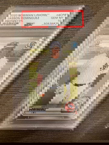 2020 Bowman Chrome Jasson Dominguez PSA 10