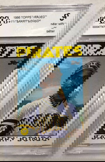 1986 Topps Traded Barry Bonds BCCG 9