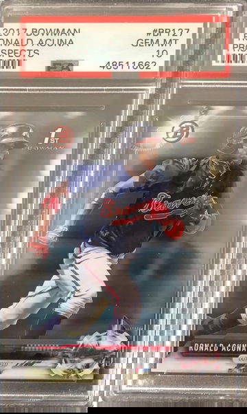 2017 Bowman Ronald Acuna Jr PSA 10