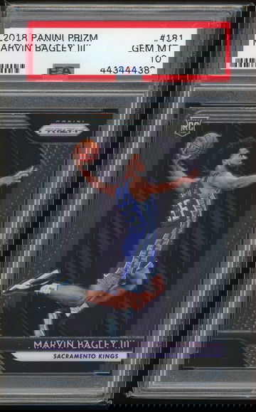 2018 Panini Prizm Marvin Bagley III PSA 10
