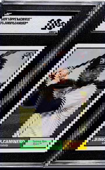 2024 Topps Archives Junior Caminero #33 RC SGC 10