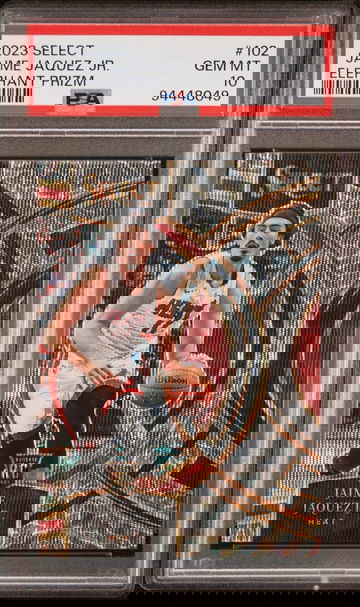 2023-24 Panini Select Jaime Jaquez Jr #102 Elephant Prizm Rookie RC PSA 10