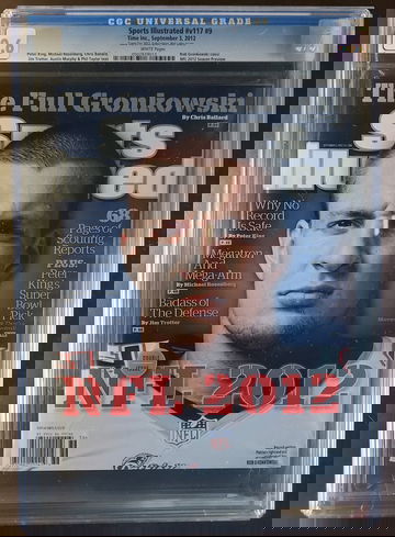 CGC 9.6 ROB GRONKOWSKI Sports Illustrated Newsstand