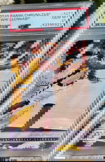 Kawhi Leonard 2019 Panini Chronicles #127 LA Clippers PSA 10 Gem Mint Low Pop! 