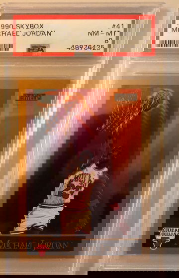 1990 Skybox Michael Jordan PSA 8