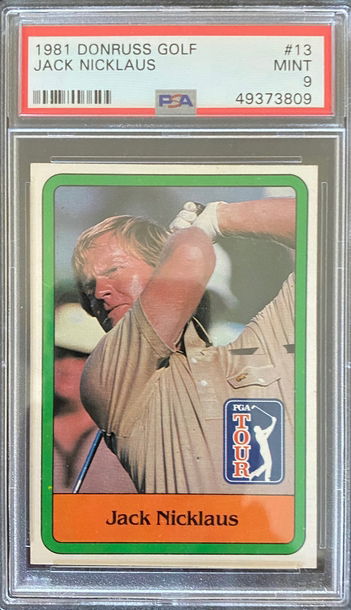 1981 Donruss #13 Jack Nicklaus PSA 9 RC 