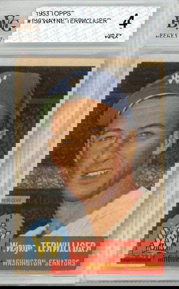 1953 Topps Wayne Terwilliger #159 BVG Beckett 4 P1225