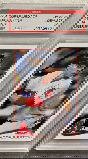 MOOKIE BETTS 2014 TOPPS UPDATE ROOKIE PSA 10 GEM MINT