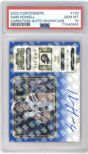 2022 Panini Contenders Sam Howell Horizontal Variation PSA 10
