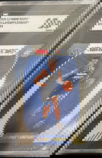 2020-2021 Panini Hoops Anthony Edwards Winter SGC 10