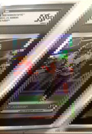 2020 Donruss Optic J.K Dobbins Holo SGC 10RC SGC 10