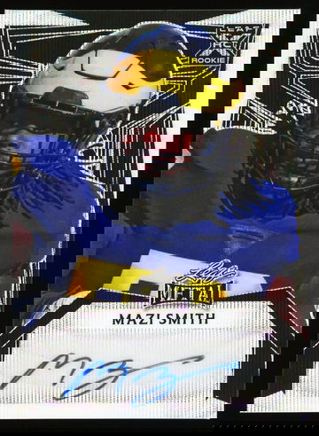 2023 Leaf Metal Mazi Smith Rookie Auto Black Wave Michigan 3/3 #PA-MS1