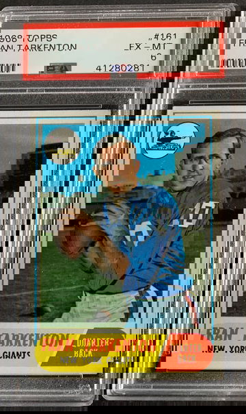 1968 Topps HOF Fran Tarkenton #161 PSA 6 EX-MT