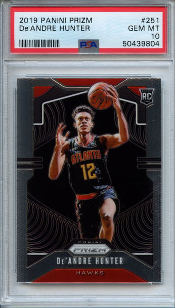2019 Prizm De'Andre Hunter  PSA 10