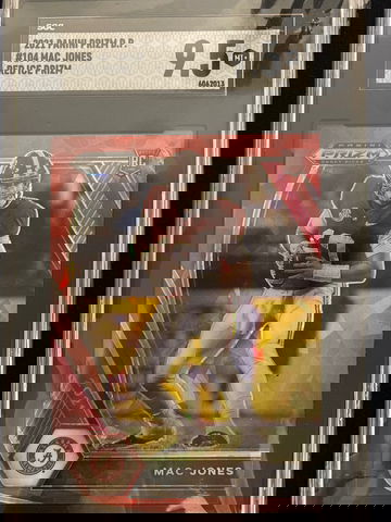 2021 Panini Prizm Mac Jones RC Red Ice Prizm SGC 9.5