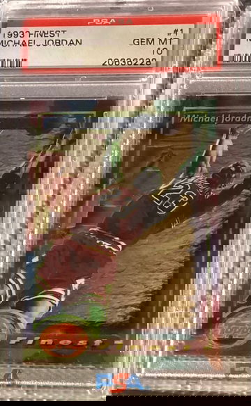 1993-94 Finest #1 Michael Jordan   PSA 10