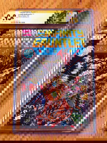  TRUE BELIEVERS: INFINITY GAUNTLET #1 CGC SS 9.8 Signature Series signed Starlin