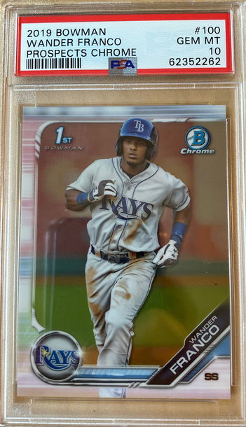 2019 Bowman Chrome Wander Franco 1st Bowman PSA 10