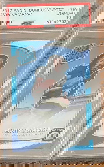 2017 optic Alvin Kamara PSA 10