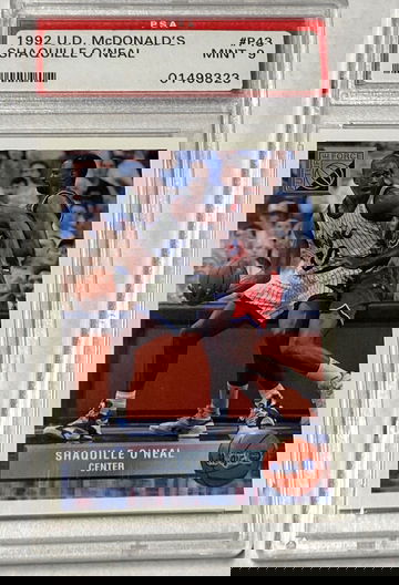 U D McDONALD’S SHAQUILLE O’NEAL PSA-9