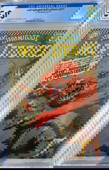 Star Spangled War Stories #132 (1967) CGC 5.0 -- O/w to white pages; Kanigher