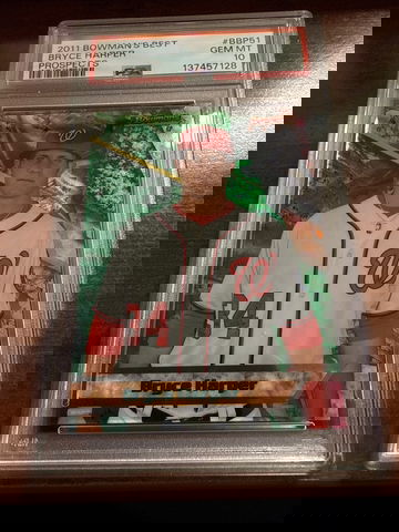 Bryce Harper 2011 Bowman's Best Prospects #BBP51 RC Rookie PSA 10 GEM MINT