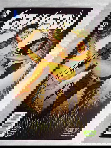 Grayson #13 (2015) DC | Frison Monsters Variant Signed by Frison & Seeley | VF