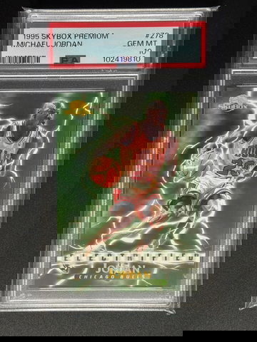 Michael Jordan 1995 Skybox Electrified PSA 10