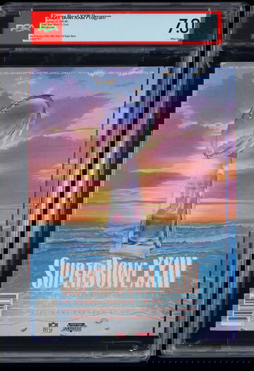 1989 Super Bowl XXIII Program PSA 7 Joe Montana to Jerry Rice 49ers Win 20-16