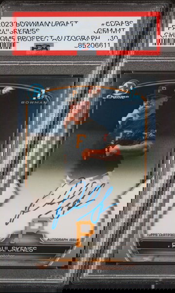 2023 Bowman Draft Paul Skenes Auto PSA 10