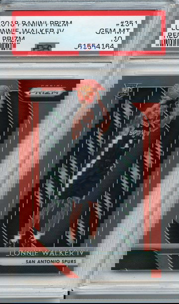 Lonnie Walker IV 2018 Panini Prizm Red /299 Rookie PSA 10