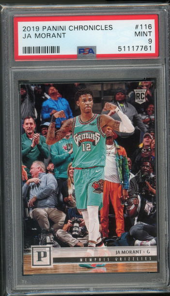 2019 Chronicles Panini Ja Morant PSA 9 