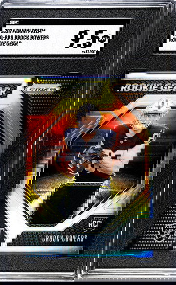 2024 Panini Prizm #RG-BBS Brock Bowers Rookie Gear SGC 9.5