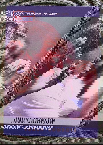 Jimmy Johnson 1990 Pro Set #85 Cowboys