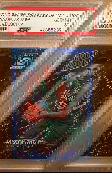 Jayson Tatum Blue Velocity PSA 10