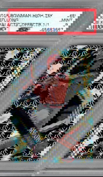 2018 Bowman High Tek SL Shed Long Black Galactic Diffractor 1/1