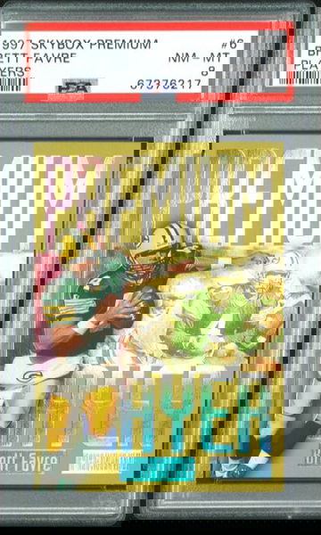 1997 SkyBox Premium Brett Favre Players #6 PSA 8 [FT-2A.26]