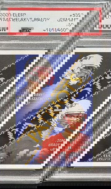 2000 FLEER #352 Base Set Insert SP TOM BRADY RC PATRIOTS PSA 10 Gem Mint