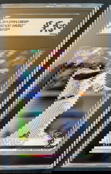 2019 Topps Chrome Eloy Jimenez Rookie Refractor SGC 9.5