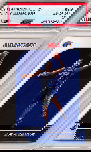 Zion Williamson 2019-20 Panini NBA Hoops PSA 10 Gem Mint Rookie Card RC #258