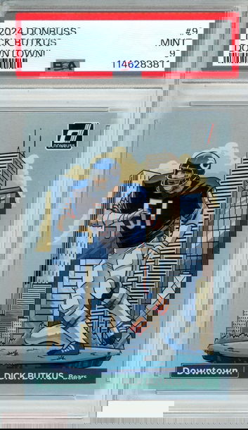 2024 PANINI DONRUSS DOWNTOWN! DICK BUTKUS #9 CHICAGO BEARS HOF PSA 9 MINT
