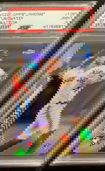 2020 Topps Chrome Bo Bichette Refractor #150 PSA 9