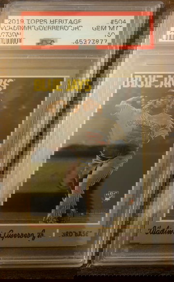 PSA 10 Vlad Guerrero jr heritage rc action sp rookie 2019